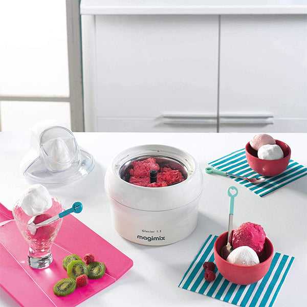 Magimix Le Glacier Ice Cream Maker | White 11047 Ice Cream Maker Kitchen Counter Magimix TechMeOut.ie