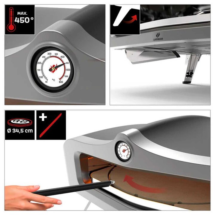 Landmann Caliano Gas Pizza Oven 11932 Pizza Oven July Offers Landmann TechMeOut.ie