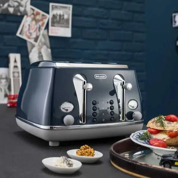 De’Longhi Capitals Collection | Toaster | Range of Colours (CTOC4000 Series) CTOC4003.Y Toaster Kitchen Counter De Longhi TechMeOut.ie