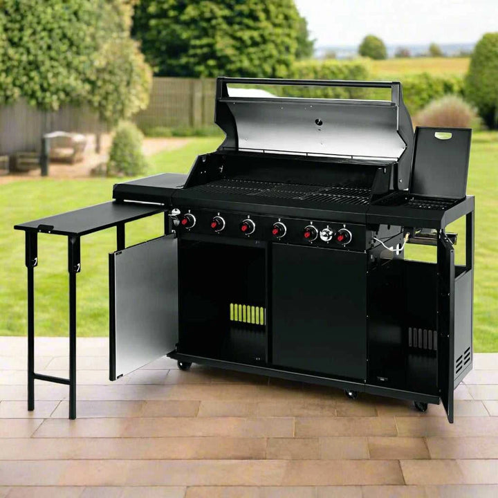 Landmann Outdoor Kitchen 6.1 Gas BBQ | Black Edition 22169 BBQ Outdoor Living Landmann TechMeOut.ie