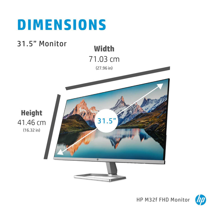 HP 32 inch Full HD 32 inch Monitor | Black (M32F) 2H5M7E9 Monitor Computing Tech HP TechMeOut.ie