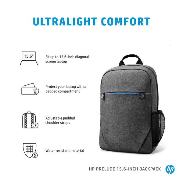 HP Prelude 15.6-inch Backpack - Grey