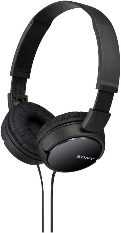 Sony MDR-ZX110 On-Ear Wired Headphones | Various Colours MDRZX110BAE Headphones Audio Tech Sony TechMeOut.ie