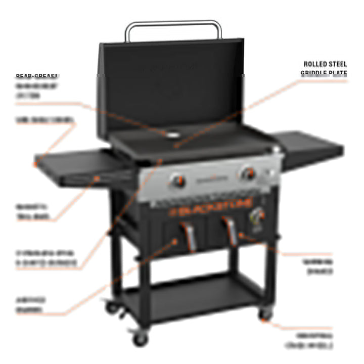Blackstone 28 inch Griddle Cooking Station with 2-Drawer Air Fryer 257-1785DK BBQ Cooking & Baking Blackstone TechMeOut.ie