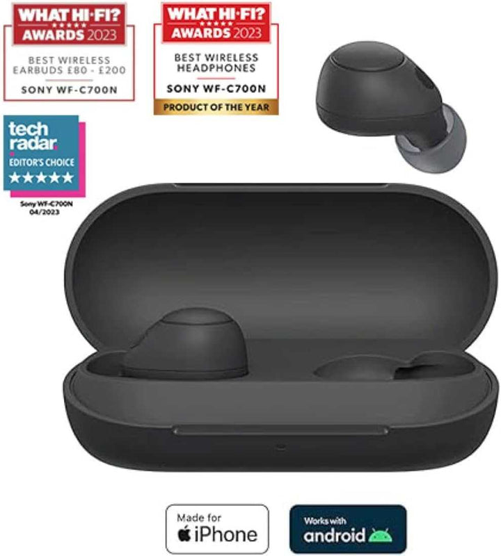 Sony Noise Cancelling True Wireless Earbuds WF-C700N WFC700NBCE7 Earbuds Audio Tech Sony TechMeOut.ie