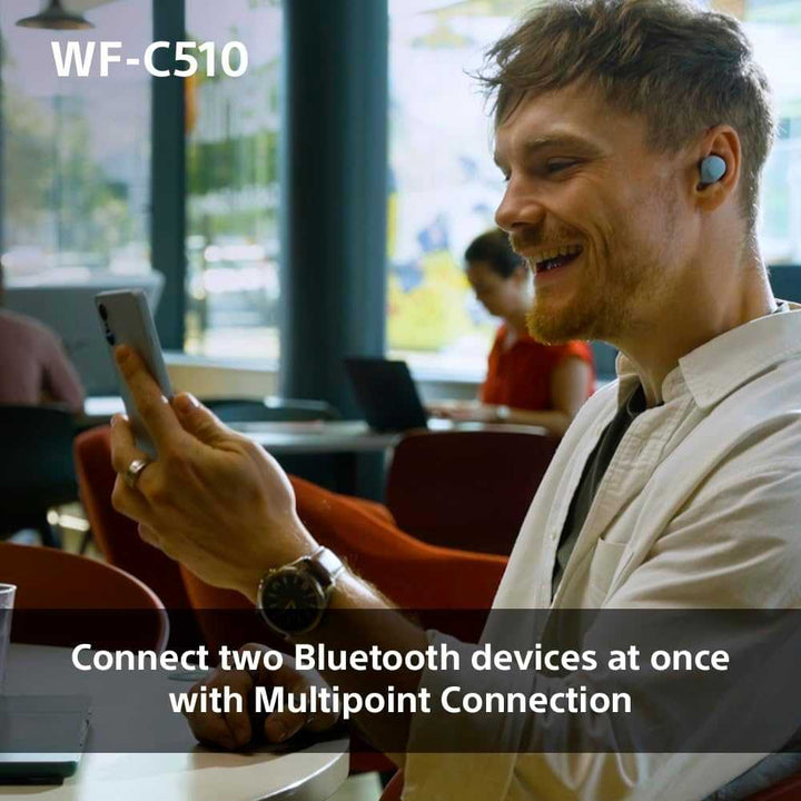 Sony True Wireless Earbuds WF-C510 WFC510BCE7 Earbuds Audio Tech Sony TechMeOut.ie