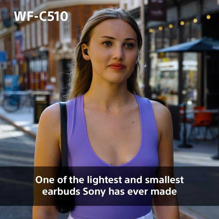 Sony True Wireless Earbuds WF-C510 WFC510BCE7 Earbuds Audio Tech Sony TechMeOut.ie