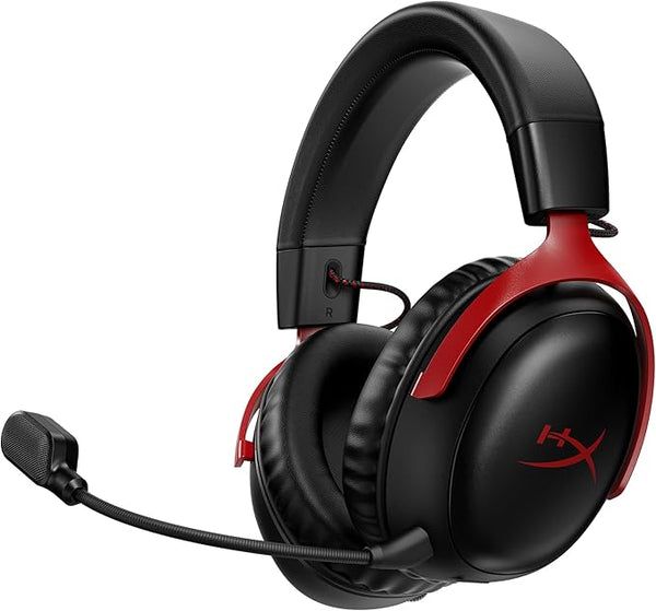 HyperX Cloud III Wireless Gaming Headset - Black/Red