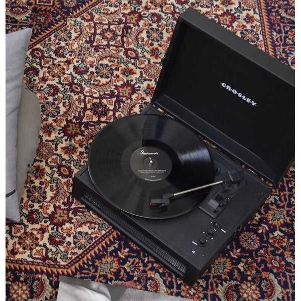 Crosley Voyager Bluetooth Record Player with Built-in Speakers | 3-Speed Turntable | Various Colours CR8017B-1 Turntable Audio Tech Crosley TechMeOut.ie