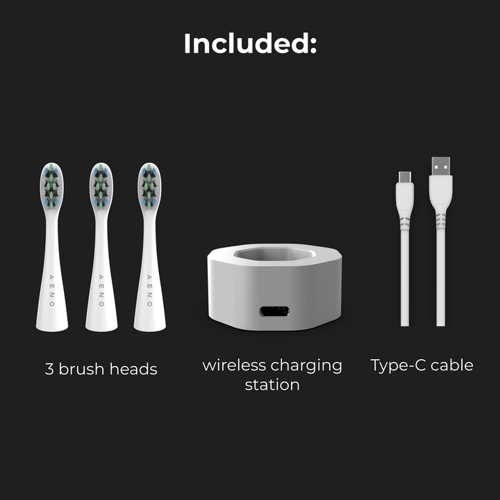 AENO Smart Sonic Toothbrush | Black or White 240-ADB0001S Toothbrush AENO AENO TechMeOut.ie