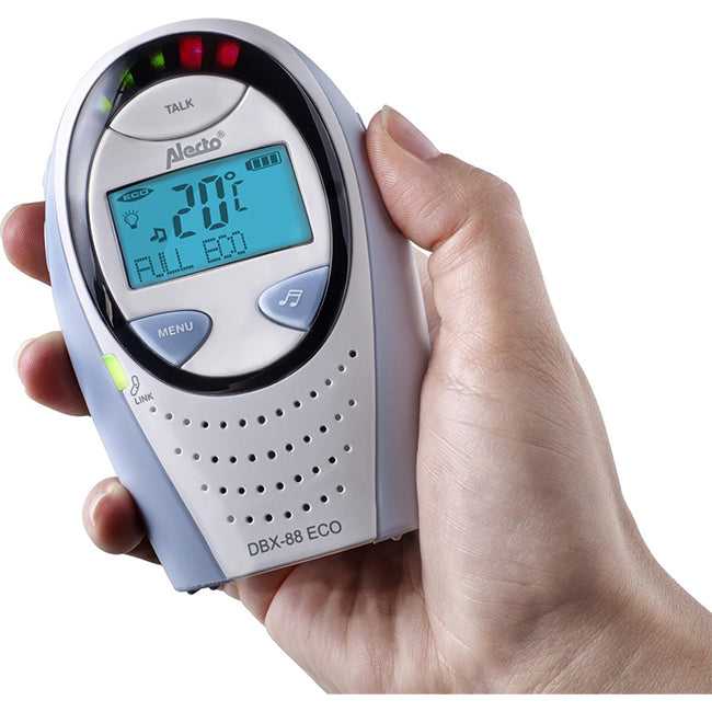 Alecto ECO Baby Monitor with Display | Audio Only (DBX-88) A003469 Baby Monitor Baby Tech Alecto TechMeOut.ie