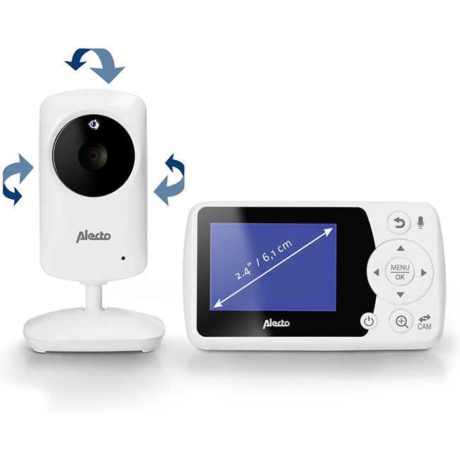 Alecto Video Baby Monitor | Audio & Video | Colour Display (DVM-64) A003569 Baby Monitor Baby Tech Alecto TechMeOut.ie