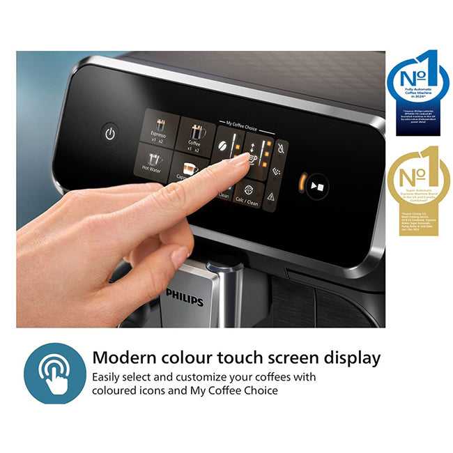 Philips S2300 Bean-to-Cup Coffee Machine | Black Chrome EP2336/40 Coffee Machine All Things Coffee Philips TechMeOut.ie