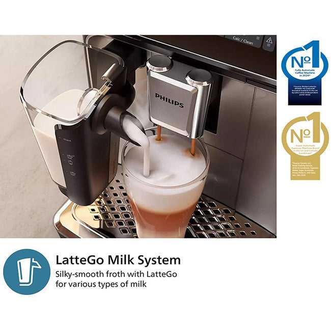 Philips S3300 Bean-to-Cup Coffee Machine | Black Chrome EP3347/90 Coffee Machine All Things Coffee Philips TechMeOut.ie
