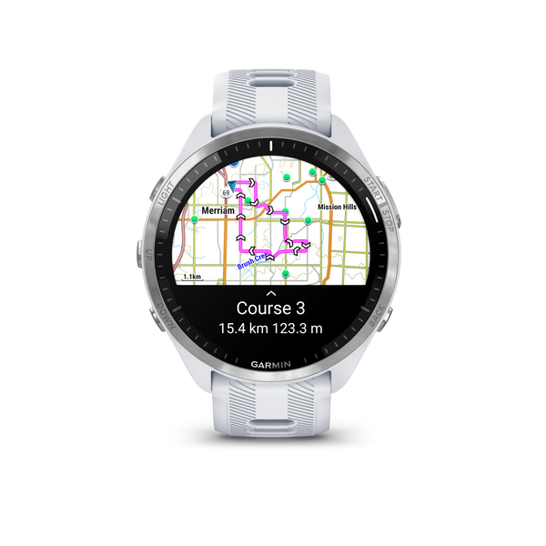 Garmin Forerunner 965 Smartwatch - White 49-GAR-010-02809 Premium Fitness Watch Wellness Tech Garmin TechMeOut.ie