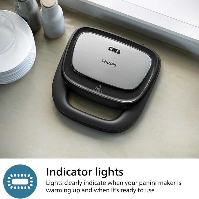 Philips 5000 Series Panini, Waffle & Sandwich Maker (HD2350/80) HD2350/80 Waffle Maker Kitchen Counter Philips TechMeOut.ie