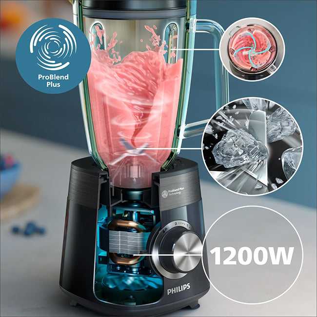 Philips ProBlend 5000 Blender - 2 litre (HR3030/00) HR3030/00 Blender Juicers & Blenders Philips TechMeOut.ie