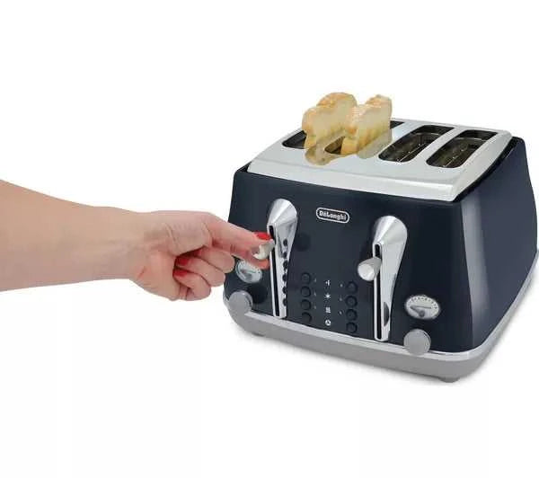 De’Longhi Capitals Collection | Toaster | Range of Colours (CTOC4000 Series) CTOC4003.Y Toaster Kitchen Counter De Longhi TechMeOut.ie