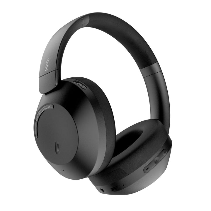 Mixx StreamQ C4 Active Noise Cancelling Over Ear Wireless Headphones SQC4-BK-BK-336 Earphones Audio Tech Mixx TechMeOut.ie