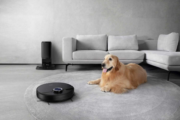 Midea S8+ Robot Vacuum with Dock | Vacuums, Mops & Scrubs | Black S8 Robot Vacuum & Mop Floor Tech Midea TechMeOut.ie