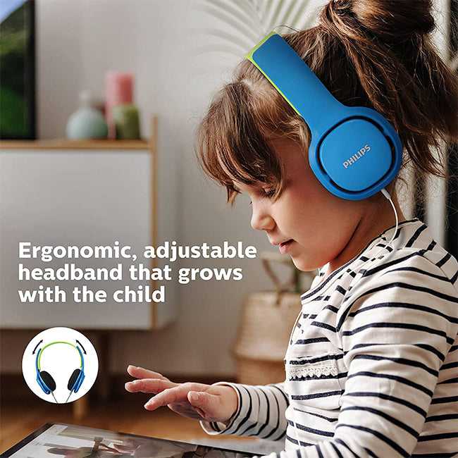 Philips SHK2000 Kids Headphones | Blue or Pink SHK2000BL/00 Headphones Audio Tech Philips TechMeOut.ie