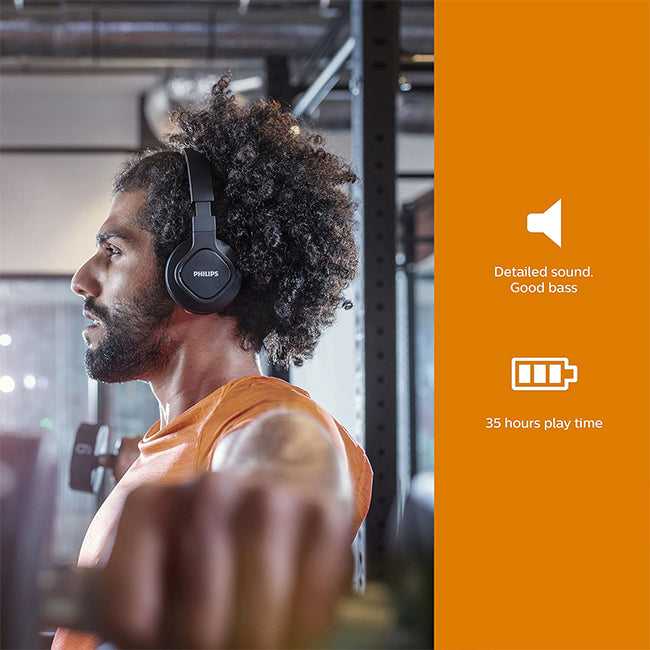 Philips On-Ear Wireless Sports Headphones | Black (TAA4216) TAA4216BK/00 Headphones Audio Tech Philips TechMeOut.ie
