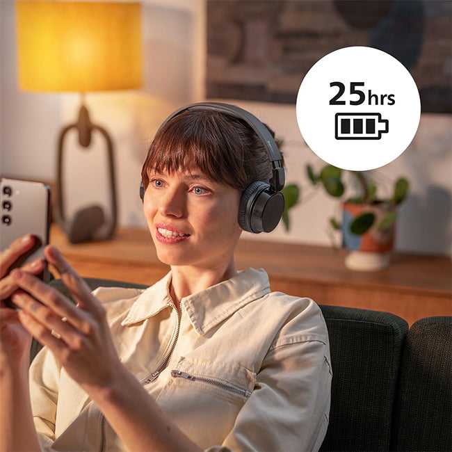 Philips On-Ear Wireless Headphones | Black or White (TAH3209) TAH3209WT/00 Earbuds Audio Tech Philips TechMeOut.ie