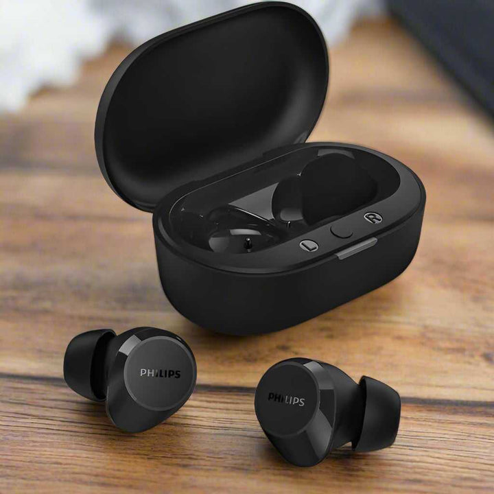 Philips True Wireless Earbuds | Black or White (TAT1209) TAT1209BK/00 Earbuds Audio Tech Philips TechMeOut.ie