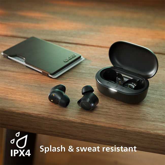 Philips True Wireless Earbuds | Black or White (TAT1209) TAT1209BK/00 Earbuds Audio Tech Philips TechMeOut.ie