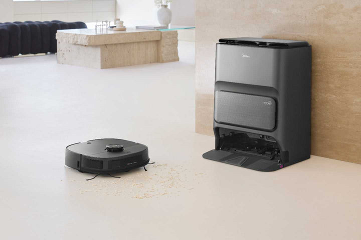 Midea V12 Robot Vacuum with Active Floor Washing | Choice of Colours V12Black Robot Vacuum & Mop Floor Tech Midea TechMeOut.ie