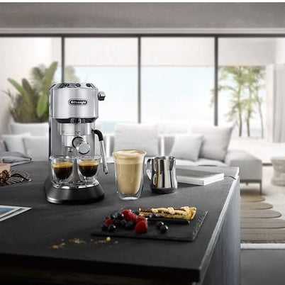 De'Longhi Dedica Espresso Machine (EC885.M) EC885.M Coffee Espresso Machine All Things Coffee De Longhi TechMeOut.ie