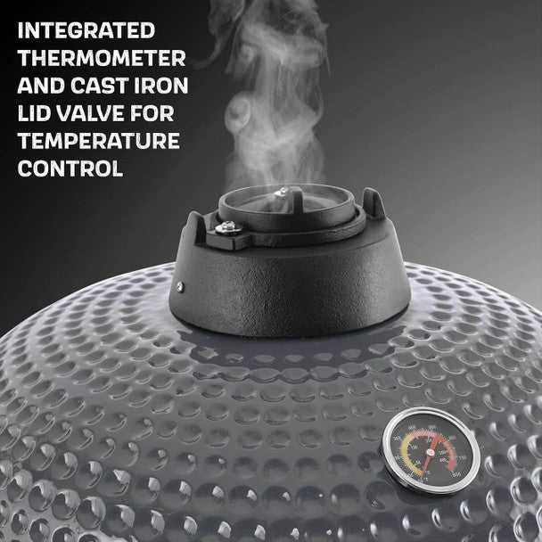 Landmann Kamado Charcoal Grill | Grey 00570 BBQ July Offers Landmann TechMeOut.ie