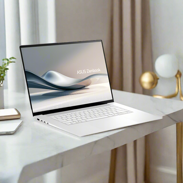 ASUS ZenBook S | Premium AI Powered 16 inch Laptop | Scandinavian White (UM5606WA-RJ091W)