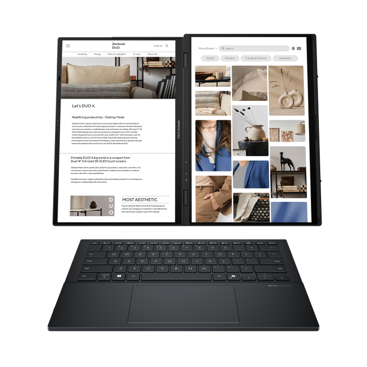 ASUS ZenBook Duo | 14 inch Dual Screen Laptop | Black (UX8406CA-PZ134W) UX8406CA-PZ134W Laptop Asus Asus TechMeOut.ie